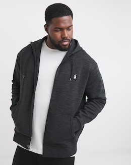 Polo Ralph Lauren Black Zip Through Hoodie