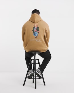 Polo Ralph Lauren Camel Explorer Bear Hoodie