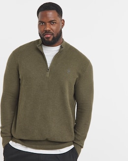 Polo Ralph Lauren 1/4 Zip Jumper - Olive