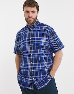 Polo Ralph Lauren Blue Check Short Sleeve Shirt