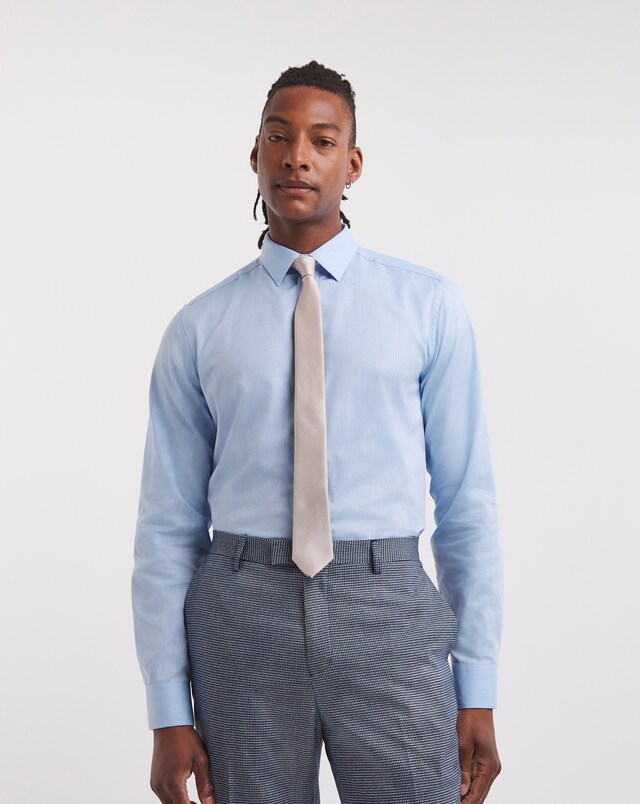 dark blue shirt formal