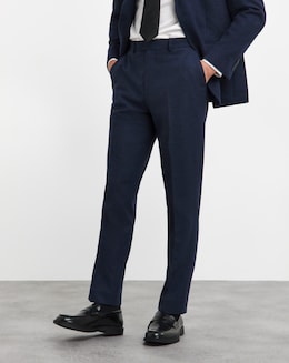 Tweed Regular Fit Suit Trouser