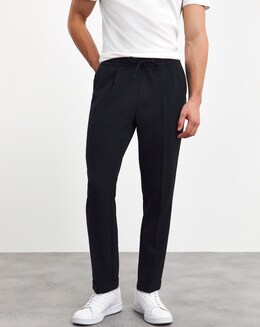 Tailored Fit Drawcord Tapered Trouser