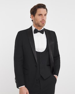 Premium Textured Tuxedo Jacket
