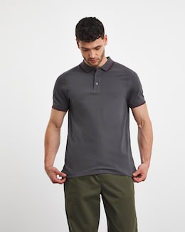 Tipped Pique Polo Long