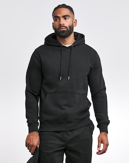 Overhead Hoodie Extra Long- Black