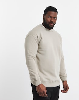 Relaxed Fit Crew Neck Sweatshirt