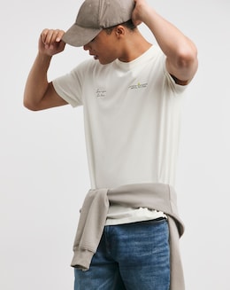Embroidered T-Shirt Long Length