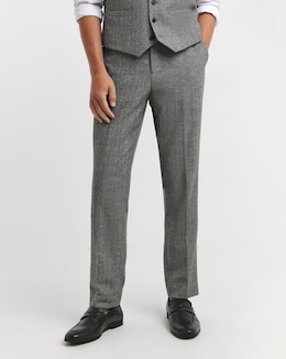 Herringbone Tweed Reg Fit Trouser