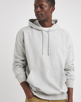 Oversized Overhead Hooded Top- Grey