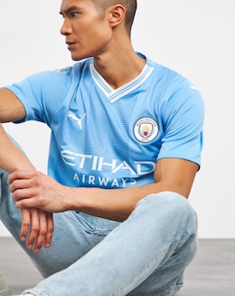 PUMA Manchester City FC 2023/24 Short Sleeve Home Jersey