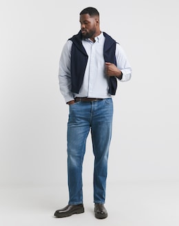 Polo Ralph Lauren Blue Striped Classic Oxford Shirt