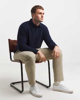Polo Ralph Lauren Navy Knitted Polo