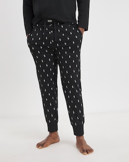 Polo Ralph Lauren Printed Mix &amp; Match Black Lounge Pant