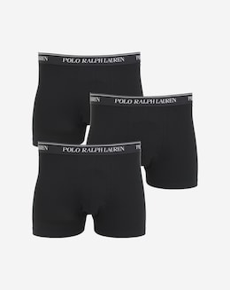 Polo Ralph Lauren 3 Pack Classic B&amp;T Logo Black Trunks