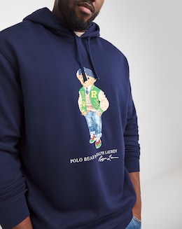 Polo Ralph Lauren Navy Varisty Bear Hoodie