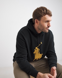 Polo Ralph Lauren Black Embroidered Logo Sweat