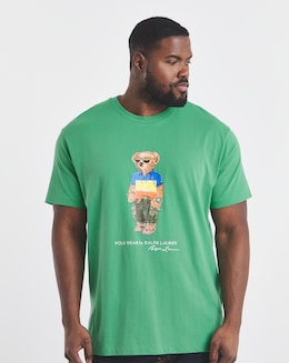 Polo Ralph Lauren Short Sleeve Beach Bear T-Shirt - Green