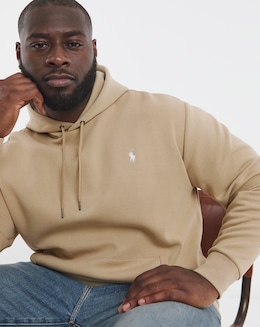 Polo Ralph Lauren Classic Double Knit Hoodie - Beige