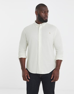 Polo Ralph Lauren Long Sleeve Stretch Jersey Shirt - Cream