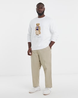 Polo Ralph Lauren Bear Graphic Crew Sweat - White