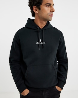 Polo Ralph Lauren Double Knit Tech Logo Hoodie - Black
