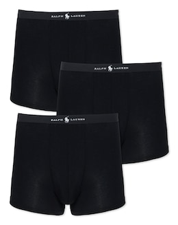 Polo Ralph Lauren 3 Pack Logo Trunk - Black