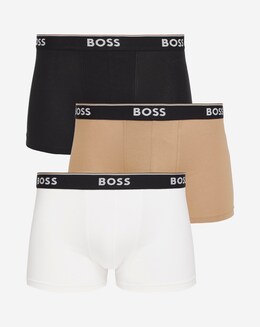 BOSS 3 Pack Beige Logo Trunk