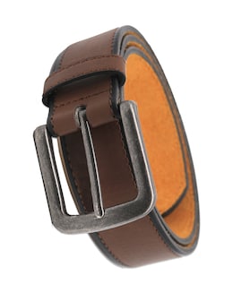 D555 Avant Burnished Edge Brown  Belt 3.5 Cm Width