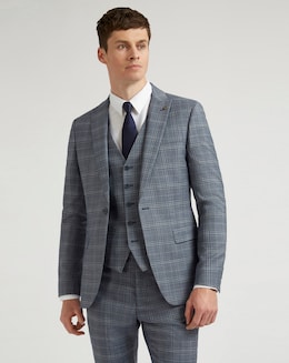 Ted Baker Slim Fit Check Jacket Reg