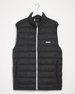 BOSS Contrast Zip Padded Gilet