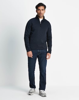 Tog24 Pearson Mens Fleece Zip Neck