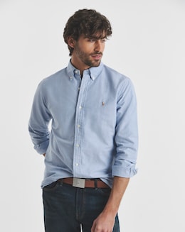 Polo Ralph Lauren Classic Long Sleeve Oxford Shirt - Blue