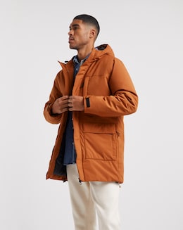 Rust Clean Padded Parka