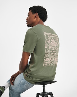 Joe Browns Back Print Graphic T-Shirt Long Length