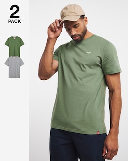 Joe Browns 2 Pack T-Shirt Long Length