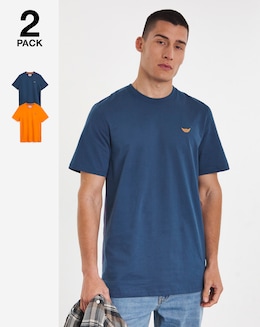 Joe Browns 2 Pack T-Shirt Long Length