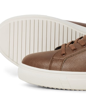 Jack & Jones Bale PU Trainer - Tan - Image 3