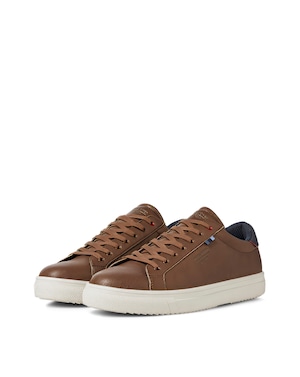 Jack & Jones Bale PU Trainer - Tan - Image 6