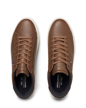 Jack & Jones Bale PU Trainer - Tan - Image 4