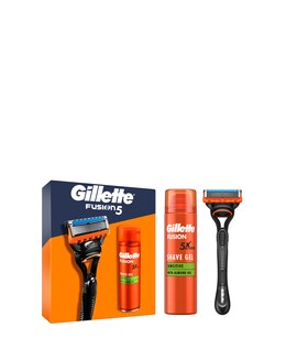 Gillette Fusion Razor + Fusion 200ml Shaving Gel