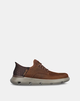 Skechers Slip-ins Garza Gervin Wide Fit Shoe - Brown