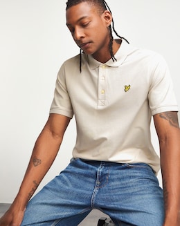Lyle &amp; Scott Classic Short Sleeve Polo - Sand