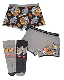 Mens 2pk Tom &amp; Jerry Gift Set