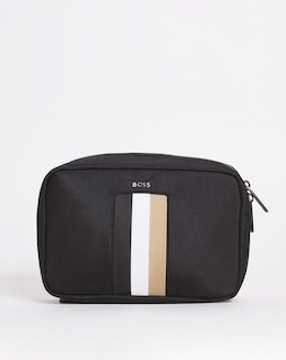 BOSS Logo Stripe Washbag