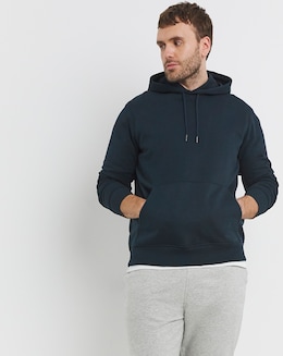Overhead Hoodie Extra Long Length- Navy