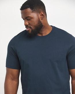 Ted Baker Wiskin Classic Tonal Logo Tshirt Navy