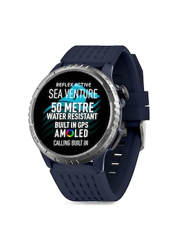 Reflex Active Venture AMOLED 50m Swim GPS Silicone Strap Smart Watch - Blue