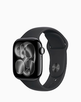 Apple Watch Series 11 GPS + Cellular 42mm -Black Sport Band - S/M