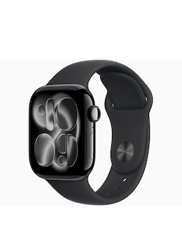 Apple Watch Series 11 GPS + Cellular 42mm - Black Sport Band - M/L